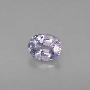 Spinello naturale viola da 0,93 ct, taglio ovale, VS