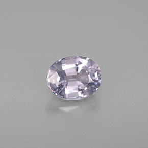 Spinello naturale viola da 0,93 ct, taglio ovale, VS