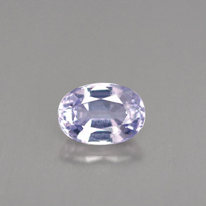 Spinello naturale viola da 0,74 ct, taglio ovale, VVS-VS