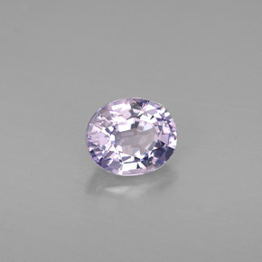 Spinello naturale viola da 0,86 ct, taglio ovale, VVS-VS