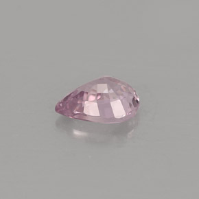 Spinello naturale rosa da 0,58 ct, taglio a pera, VVS-VS