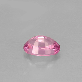 Spinello naturale rosa da 0,55 ct, taglio ovale, VS