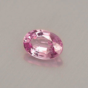 Spinello naturale rosa da 0,52 ct, taglio ovale, VVS-VS