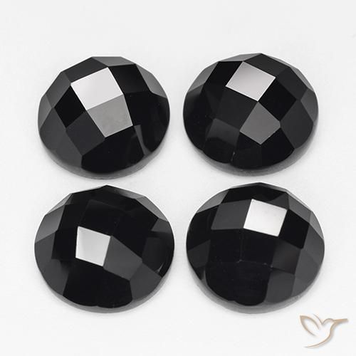 19.96ctw Naturale Nero Spinello, Rotondo, Opaco