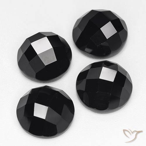 Gemme di Spinello Nero naturale da 19.96 ct, Rotondo, Opaco