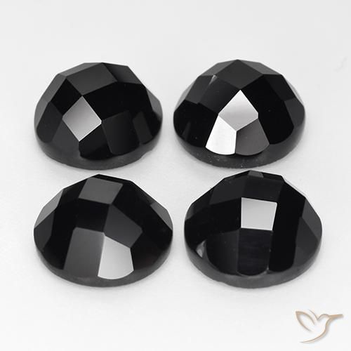 Gemme di Spinello Nero naturale da 19.96 ct, Rotondo, Opaco