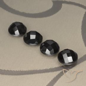 Gemme di Spinello Nero naturale da 19.58 ct, Rotondo, Opaco