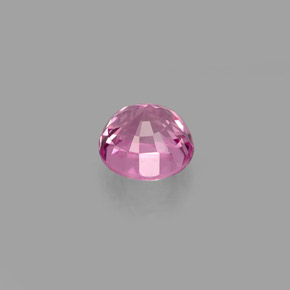Spinello naturale rosa da 0,60 ct, taglio rotondo, VVS-VS