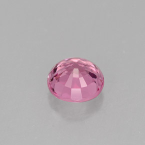 Spinello naturale rosa da 0,74 ct, taglio rotondo, VVS-VS
