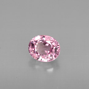 Spinello naturale porpora da 0,74 ct, taglio ovale, VVS-VS