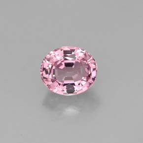 Spinello naturale porpora da 0,82 ct, taglio ovale, VVS-VS