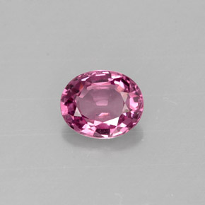 Spinello naturale viola da 0,67 ct, taglio ovale, VVS-VS