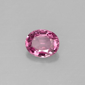 Spinello naturale viola da 0,67 ct, taglio ovale, VVS-VS