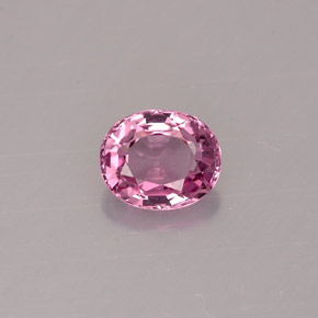 Spinello naturale viola da 0,67 ct, taglio ovale, VVS-VS
