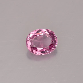 Spinello naturale viola da 0,67 ct, taglio ovale, VVS-VS