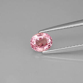 Spinello naturale rosa da 0,63 ct, taglio ovale, VS