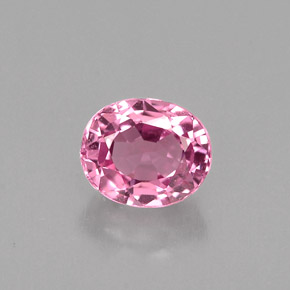 Spinello naturale rosa da 0,67 ct, taglio ovale, VVS-VS