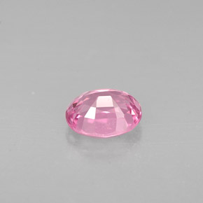 Spinello naturale rosa da 0,68 ct, taglio ovale, VVS-VS