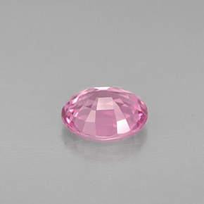 Spinello naturale rosa da 0,88 ct, taglio ovale, VVS-VS