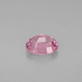 Spinello naturale rosa da 0,80 ct, taglio ovale, VVS-VS