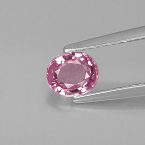 Spinello naturale rosa da 0,69 ct, taglio ovale, VVS-VS