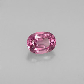 Spinello naturale viola da 0,64 ct, taglio ovale, VVS-VS