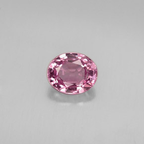 Spinello naturale viola da 0,72 ct, taglio ovale, VVS-VS