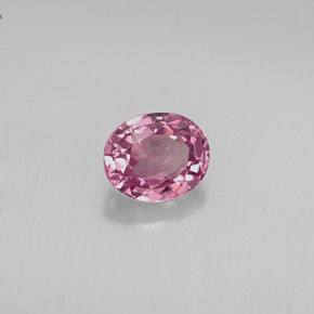 Spinello naturale viola da 0,72 ct, taglio ovale, VVS-VS