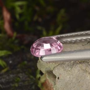 Spinello naturale porpora da 0,60 ct, taglio ovale, VVS-VS