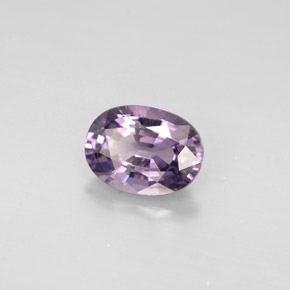 Spinello naturale viola da 0,97 ct, taglio ovale, VS