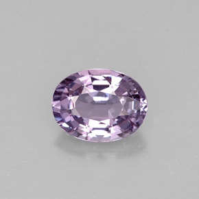 Spinello naturale viola da 1,00 ct, taglio ovale, VVS