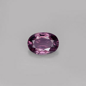 Spinello naturale viola da 0,86 ct, taglio ovale, VVS-VS