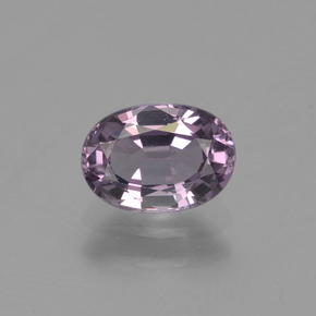 Spinello naturale viola da 0,98 ct, taglio ovale, VVS-VS