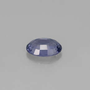 Spinello naturale blu da 0,88 ct, taglio ovale, VVS-VS