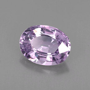 Spinello naturale viola da 1,49 ct, taglio ovale, VS