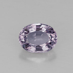 Spinello naturale viola da 1,74 ct, taglio ovale, VVS