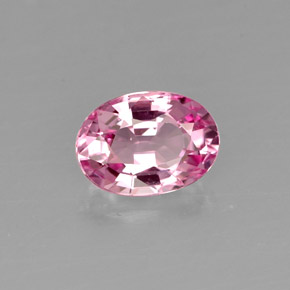 Spinello naturale rosa da 1,00 ct, taglio ovale, VVS