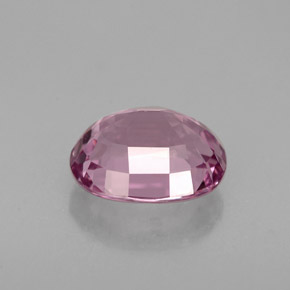 Spinello naturale viola da 2,10 ct, taglio ovale, VVS
