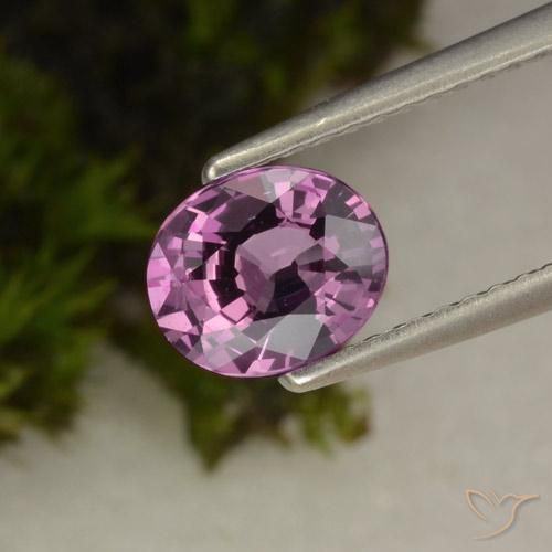 1.09ct Naturale Rosa violetto Spinello, Ovale, VVS-VS