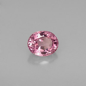 Spinello naturale porpora da 0,74 ct, taglio ovale, VVS