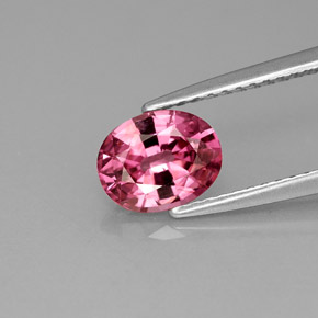 Spinello naturale rosa da 1,19 ct, taglio ovale, VVS-VS