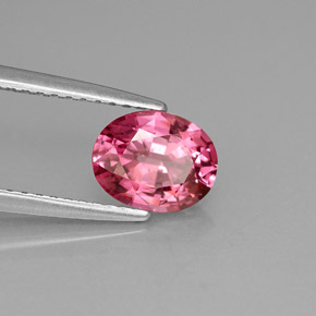 Spinello naturale rosa da 1,19 ct, taglio ovale, VVS-VS