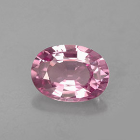 Spinello naturale rosa da 1,09 ct, taglio ovale, VVS-VS