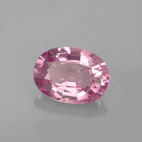 Spinello naturale rosa da 1,09 ct, taglio ovale, VVS-VS
