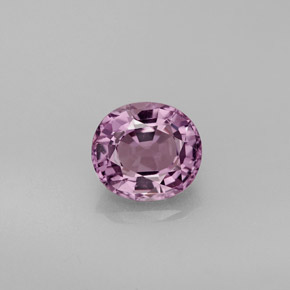 Spinello naturale viola da 1,49 ct, taglio ovale, VVS