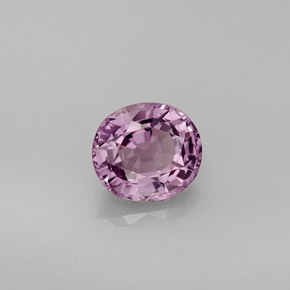 Spinello naturale viola da 1,49 ct, taglio ovale, VVS