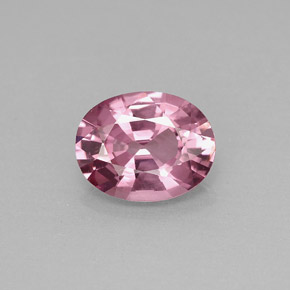 Spinello naturale porpora da 1,41 ct, taglio ovale, VS-SI