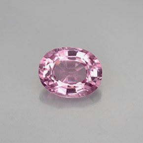 Spinello naturale rosa da 1,50 ct, taglio ovale, VVS-VS