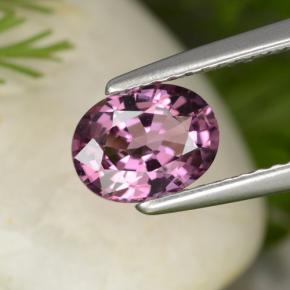 Spinello naturale porpora da 1,15 ct, taglio ovale, VVS-VS