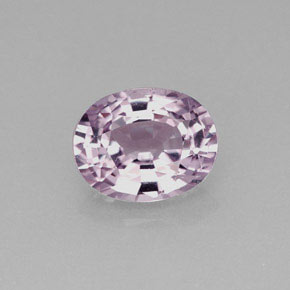 Spinello naturale viola da 1,65 ct, taglio ovale, VVS